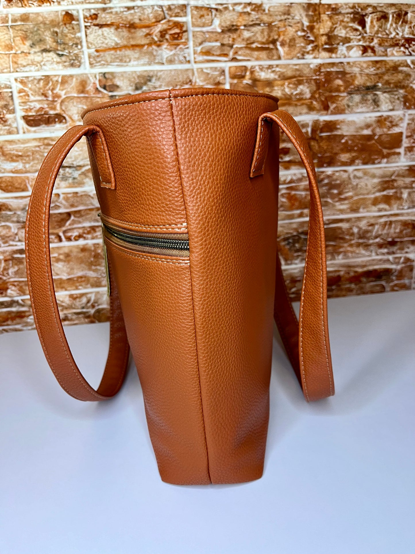 Wendy Tote Bag - Brown/Cognac (Made to Order)