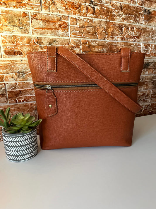 Wendy Tote Bag - Brown/Cognac (Made to Order)