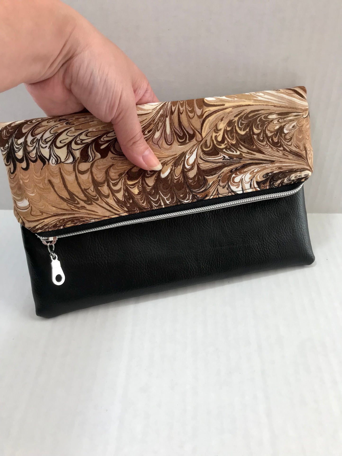 (RTS)  Fold Over Clutch - Paisley / Assorted Colors